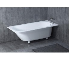 Ванна из искусственного камня 170х75 см Salini ORNELLA 102311G белая глянец