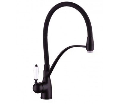 Смеситель для кухни Rose R153H, черный