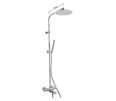 Душевая система PAINI Cox 250 мм, ультратонкий с термостатом, хром (CR) 78CR687TH 