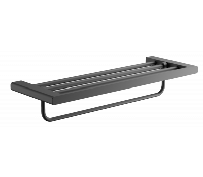 Полка для полотенец BELZ черный B90924 черный матовый 