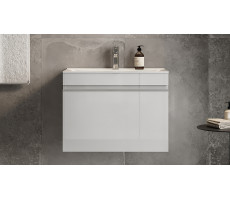 Тумба подвесная Velvex Pulsus 70 Белая tp.PUL.PUL.70.1Y белый глянец  