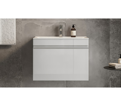 Тумба подвесная Velvex Pulsus 70 Белая tp.PUL.PUL.70.1Y белый глянец  