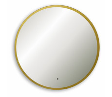 Зеркало ABBER Mond AG6204SCG-0.77 с подсветкой, бесконтактный выключатель, диммер, золото 