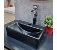 Раковина Ceramalux 9135 -1MB черный матовый 