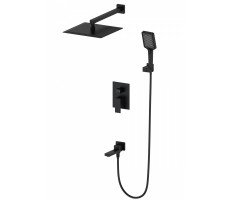 Душевая система встраиваемая WONZON & WOGHAND, Черный матовый WW-88939016-MB Душевая система встраиваемая WONZON & WOGHAND, Черный матовый WW-88939016-MB