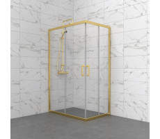 Душевая ширма Фикс-Голд 120*80, прямоугольник Triton Щ0000075494 