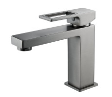 Смеситель для раковины Raffine F0196T, оружейная сталь