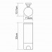 Диспенсер WasserKRAFT  1079 Хром 