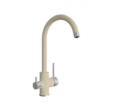 Смеситель для кухни с подключением фильтра Florentina КЛИО 333.13Н.2123.104, бежевый 