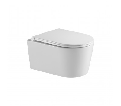 Унитаз подвесной безободковый торнадо DQ Schille сиденье микролифт, белый DT1466516 Унитаз подвесной безободковый торнадо DQ Schille сиденье микролифт, белый DT1466516