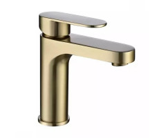 Смеситель для раковины Grocenberg GB1011MG, матовое золото 