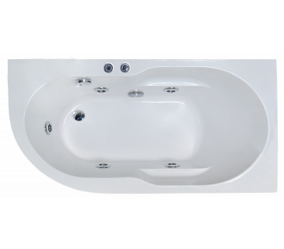 Гидромассажная ванна Royal Bath  AZUR STANDART 160x80x60R