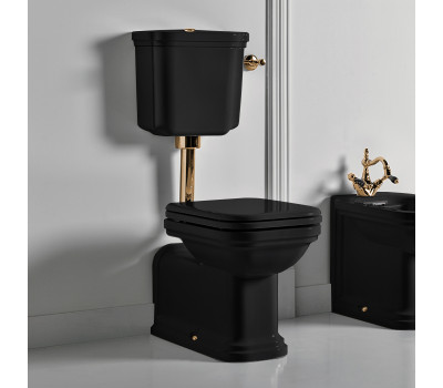 Бачок для унитаза Kerasan WALDORF 418204 Nero lucido Черный 