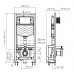 Система инсталляции для унитазов WasserKRAFT Dill 61TLT.010.ME.MB03  