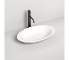 Раковина накладная Salini Callista 1101202SM S-stone Белый матовый 