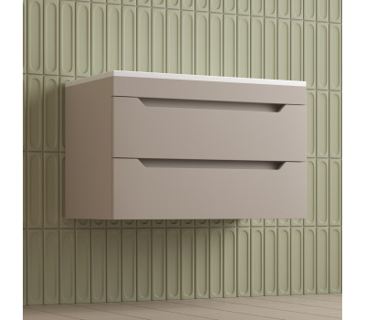 Тумба подвесная Style Line Остин под раковину Фортуна 80 2 ящ крем эмаль PLUS ЛС-00002405-1 Тумба подвесная Style Line Остин под раковину Фортуна 80 2 ящ крем эмаль PLUS ЛС-00002405-1