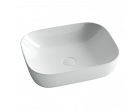 Умывальник чаша накладная прямоугольная Element 505*405*140мм Ceramica Nova CN6008 Белый 