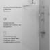 Душевая перегородка 100x195 см AM.PM X-Joy W94WI-100-F1-MTE  