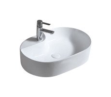 Раковина накладная 60х40 см Azario AZ-41302 Раковина накладная 60х40 см Azario AZ-41302