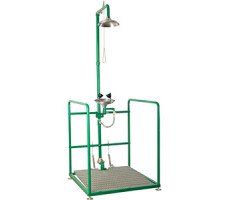 Аварийный душ с раковиной для промывки глаз из нержавеющей стали SC P730SS, шт NOFER SCP730SS Аварийный душ с раковиной для промывки глаз из нержавеющей стали SC P730SS, шт NOFER SCP730SS