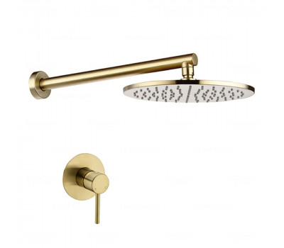 Комплект для душа Feramolli GL 702-12 (30см.), золото Комплект для душа Feramolli GL 702-12 (30см.), золото