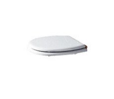 Сиденье для унитаза SIMAS ARCADE AR003 br петли - бронза, белое