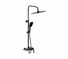 Душевая система  BELZ B24572-7 черный матовый 