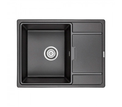 Мойка кварцевая WEIMAR, PM216550-BL, черный , 650х500 мм, Paulmark 