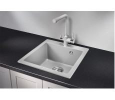 Кухонная мойка GRANULA 4651, АЛЮМИНИУМ, кварц 