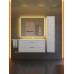Тумба с раковиной для ванной подвесная Uperwood Modul 97х45х57 см, белая матовая 393020552 Тумба с раковиной для ванной подвесная Uperwood Modul 97х45х57 см, белая матовая 393020552