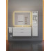 Тумба с раковиной для ванной подвесная Uperwood Modul 97х45х57 см, белая матовая 393020552 Тумба с раковиной для ванной подвесная Uperwood Modul 97х45х57 см, белая матовая 393020552