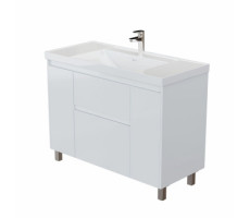 Тумба под раковину Aquanet Nova Lite 2.0 110 напольная, белый глянец 00346342 Тумба под раковину Aquanet Nova Lite 2.0 110 напольная, белый глянец 00346342