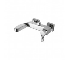 Смеситель для ванны c коротким изливом Bravat Wave F674108C-01 Хром 