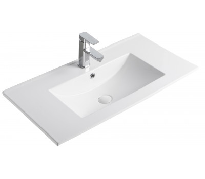 Раковина Gid NYJ803-80 71111 встраиваемая сверху ,белая 