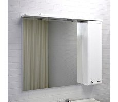 Зеркало-шкаф Comforty Сочи-100 белый глянец Зеркало-шкаф Comforty Сочи-100 белый глянец