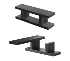 Смеситель для раковины Fantini AK/25 48 P5 T104WF Gun metal Смеситель для раковины Fantini AK/25 48 P5 T104WF Gun metal