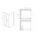 Душевой уголок ABBER Sonnenstrand AG07090B-S80B черный матовый 