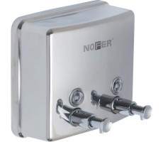 дозатор для мыла с двумя кранами inoxNofer 03005.B NOFER 03005.B 