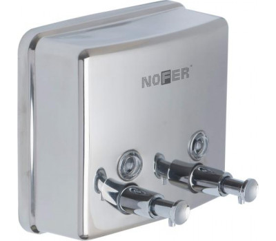 дозатор для мыла с двумя кранами inoxNofer 03005.B NOFER 03005.B 