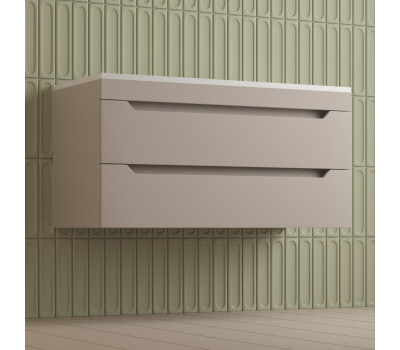 Тумба подвесная Style Line Остин под раковину Фортуна 100 2 ящ крем эмаль PLUS ЛС-00002409-3 