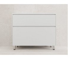 Тумба напольная Style Line ЛИМА 100 эмаль, под раковину LINE 100, 2 ящ., PLUS, белый матовый ЛС-00002348 2 