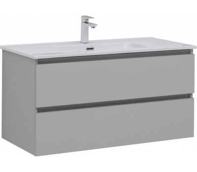 Тумба с раковиной Aquanet Вега 2.0 100 2 ящ. цв.бежевый (раковина Flat) 00344776 Тумба с раковиной Aquanet Вега 2.0 100 2 ящ. цв.бежевый (раковина Flat) 00344776