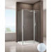 Душевой уголок Allen Brau Priority 90x100 3.31002.BA + 3.31020.BA серебро браш 