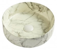 Раковина накладная 35х35 см Azario AZ-3134-ST цвет Мраморный матовый Раковина накладная 35х35 см Azario AZ-3134-ST цвет Мраморный матовый
