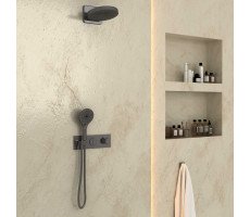 Душевой комплект Vincea VSFW-422TI1GM встраиваемый, вороненая сталь Душевой комплект Vincea VSFW-422TI1GM встраиваемый, вороненая сталь