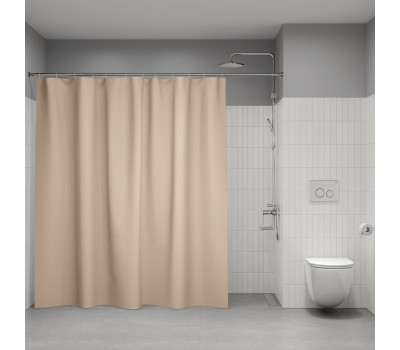 Штора для ванной IDDIS Промо Promo 200x240см, полиэтилен PE, бежевый P01PE24i11 Штора для ванной IDDIS Промо Promo 200x240см, полиэтилен PE, бежевый P01PE24i11