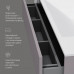 База под раковину подвесная AM.PM Inspire V2.0 M50AFHX1003EGM Элегантный серый матовый 
