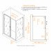 Душевой уголок RGW CL-133B (CL-13B + Z-03B) 1400x800 060913348-44 черный матовый 
