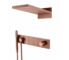 Встроенная душевая система ZODIAC, трехпозиционная BRUSHED BRONZE Boheme 132-BRB брашированная бронза Встроенная душевая система ZODIAC, трехпозиционная BRUSHED BRONZE Boheme 132-BRB брашированная бронза