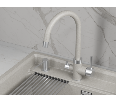 Смеситель для кухни GRANULA 5169, БАЗАЛЬТ 